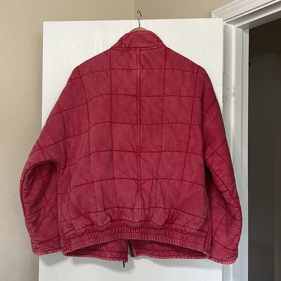 RARE Free People Dolman Quilted Knit Jacket in Lovebird NWT - Picture 9 of 11